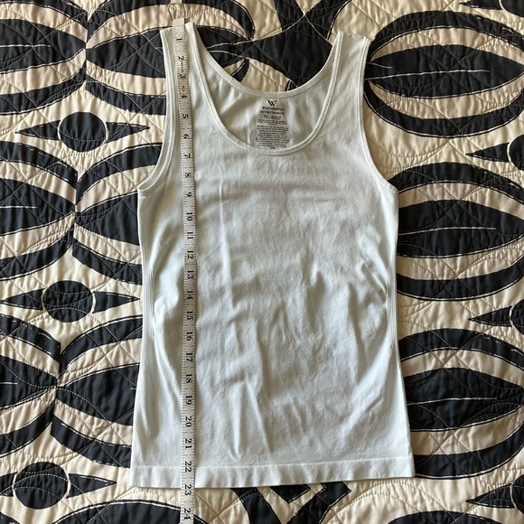 Worthington Suitable Seamless Small/Medium S/M White Tank Top Women's - Picture 4 of 6